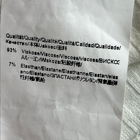 Hugo Boss Cream Ribbed Mock Neck - Picture 7 of 7